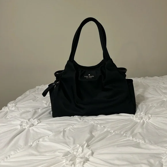 Kate Spade Black Nylon Infant Tote Bag